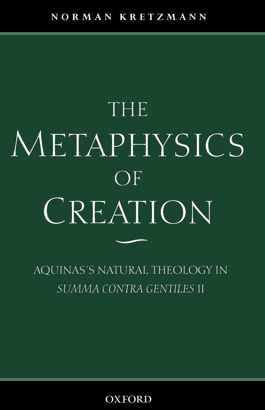 Cover: 9780199246540 | The Metaphysics of Creation | Norman Kretzmann | Taschenbuch | 2001