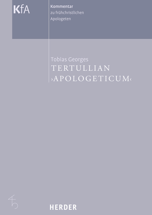 Cover: 9783451290480 | Tertullian 'Apologeticum' | Apologeticum | Tertullian (u. a.) | Buch