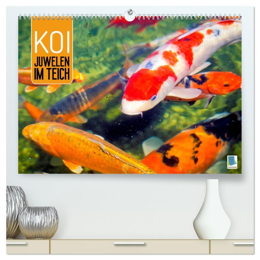 Cover: 9783675941120 | Koi: Juwelen im Teich (hochwertiger Premium Wandkalender 2024 DIN...