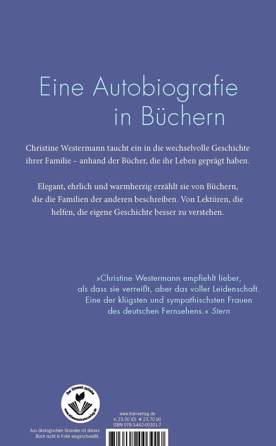 Rückseite: 9783462003017 | Die Familien der anderen | Mein Leben in Büchern | Westermann | Buch