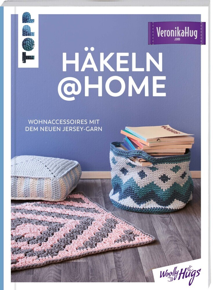 Cover: 9783772468612 | Häkeln @HOME | Wohnaccessoires mit dem neuen Jersey-Garn | Hug | Buch