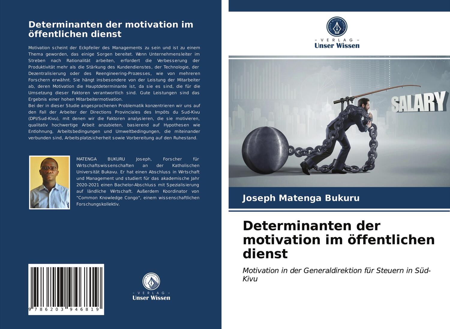 Cover: 9786203946819 | Determinanten der motivation im öffentlichen dienst | Bukuru | Buch