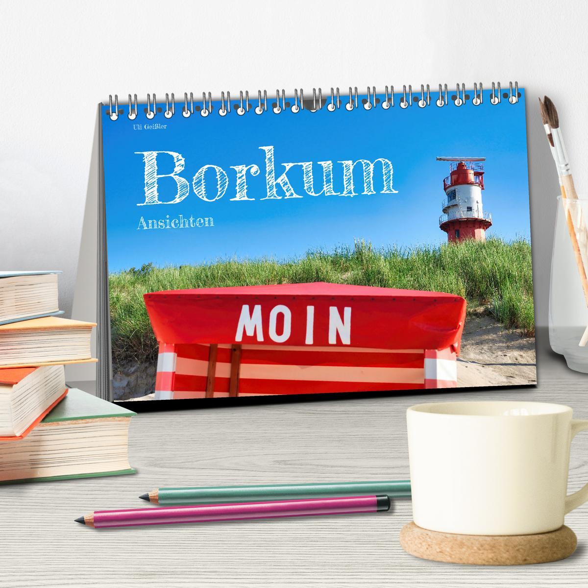 Bild: 9783457158661 | Borkum Ansichten (Tischkalender 2025 DIN A5 quer), CALVENDO...