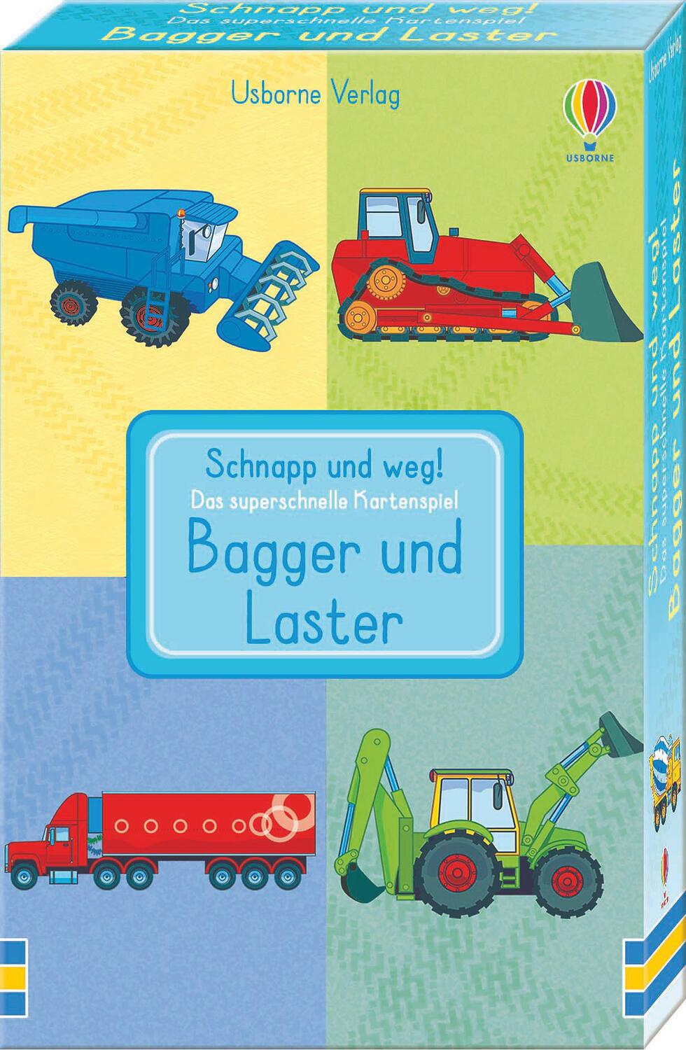 Cover: 9781789415285 | Schnapp und weg! Das superschnelle Kartenspiel: Bagger und Laster