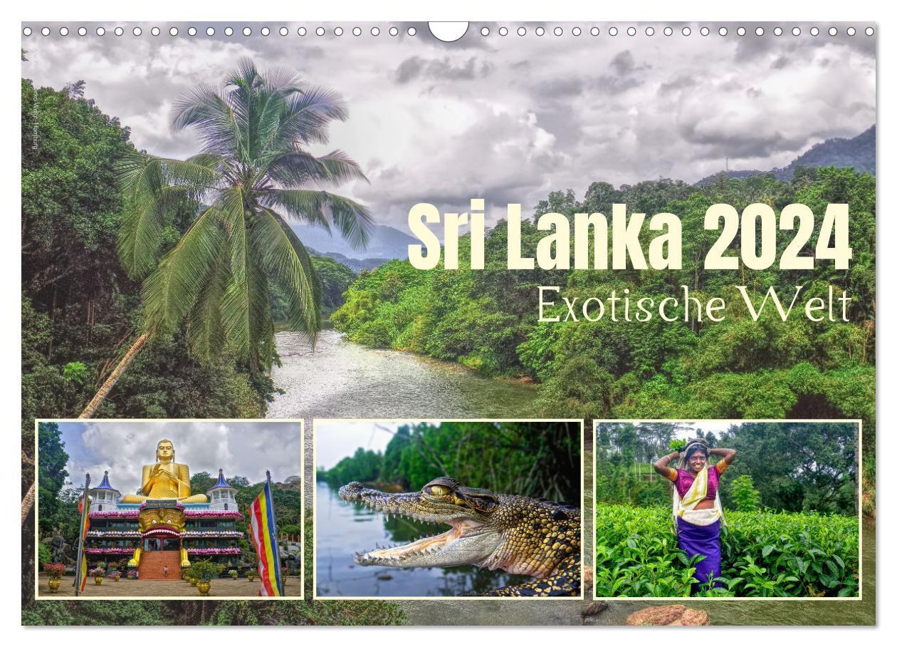 Cover: 9783383691003 | Sri Lanka 2024 ¿ Exotische Welt (Wandkalender 2024 DIN A3 quer),...