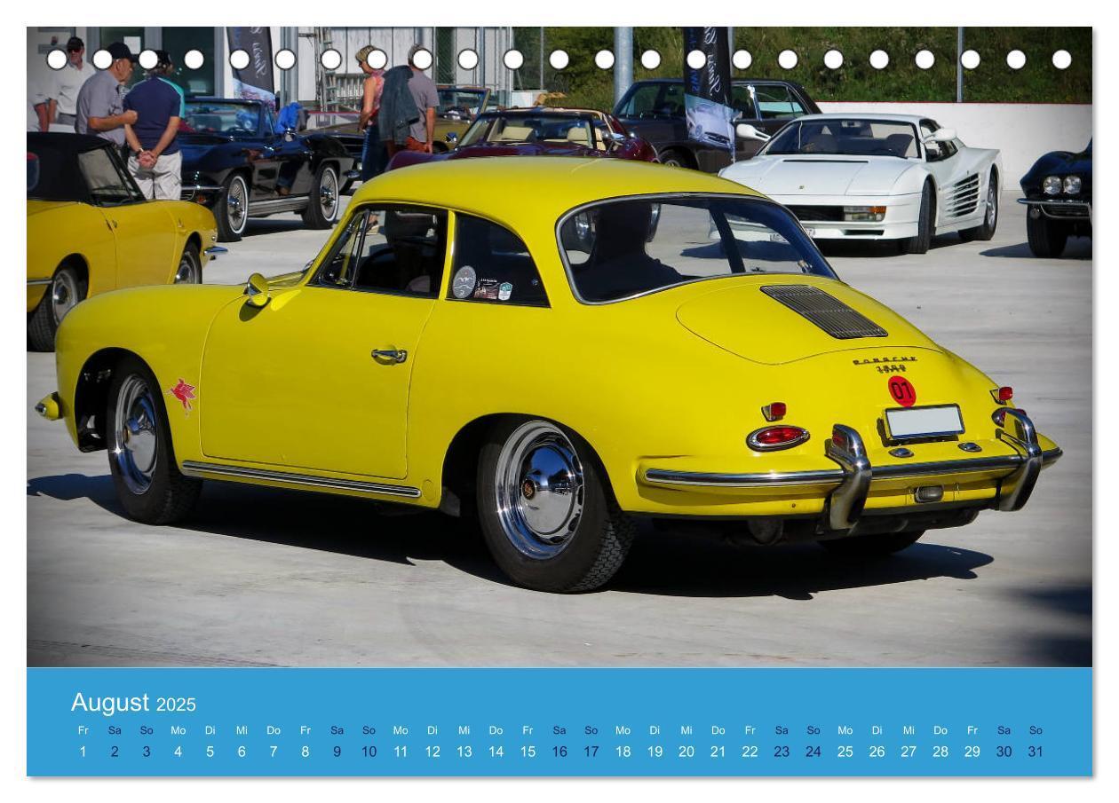 Bild: 9783435133451 | Porsche Classics (Tischkalender 2025 DIN A5 quer), CALVENDO...