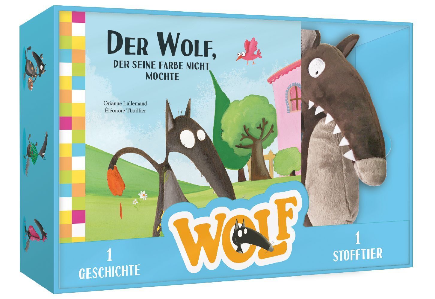 Cover: 9783039540327 | Meine Wolf-Box - mit Buch und Stofftier, m. 1 Buch, m. 1 Beilage, 3...
