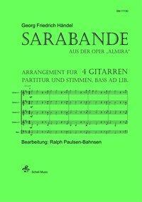 Cover: 9783864111303 | Sarabande | Bass ad lib.. Level: Beginnende Mittelstufe | Händel