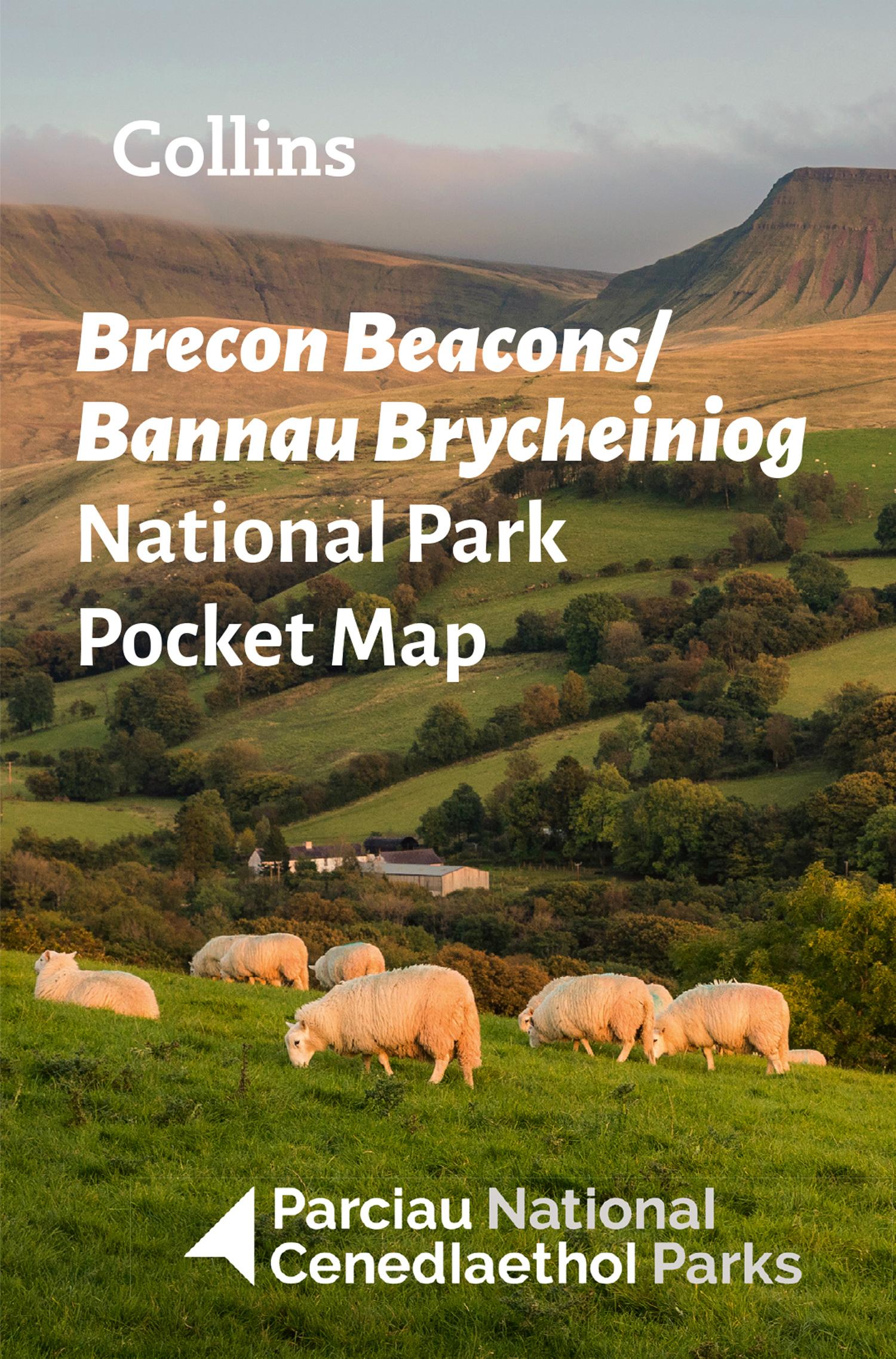 Cover: 9780008439170 | Brecon Beacons National Park Pocket Map | Collins Maps (u. a.) | 2022