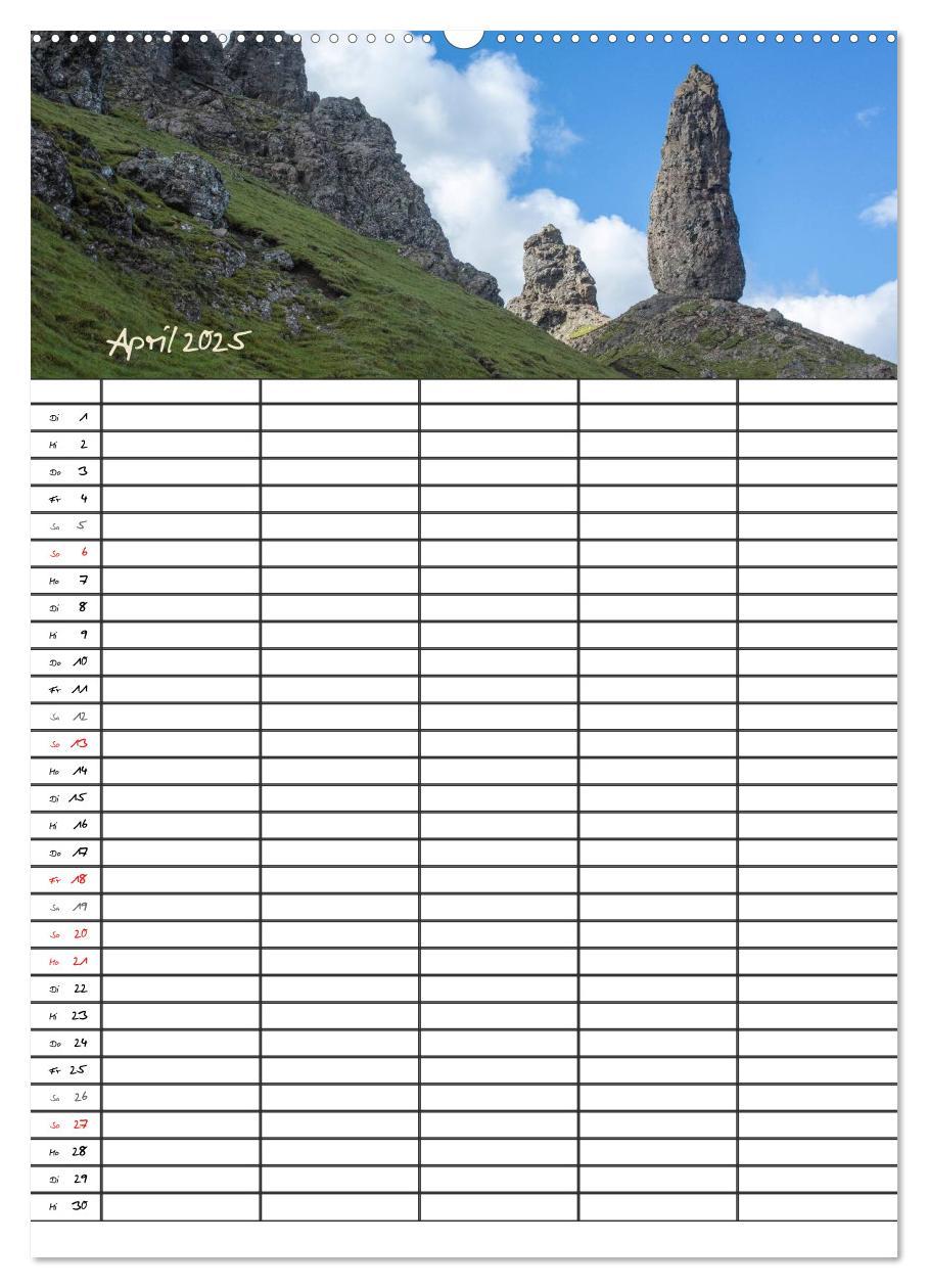 Bild: 9783457019214 | Isle of Skye - Schottlands Inseln - Familienplaner (Wandkalender...