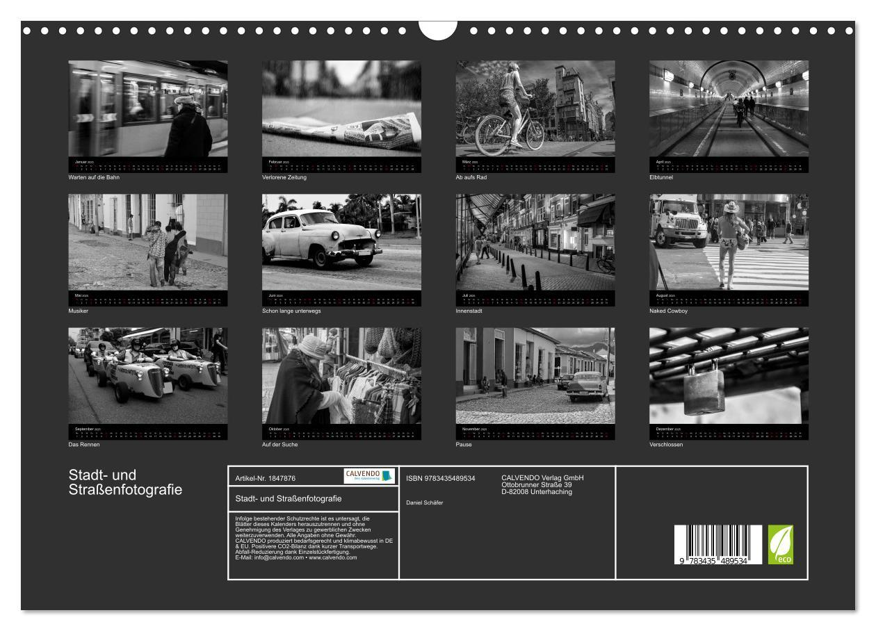 Bild: 9783435489534 | Stadt- und Straßenfotografie (Wandkalender 2025 DIN A3 quer),...