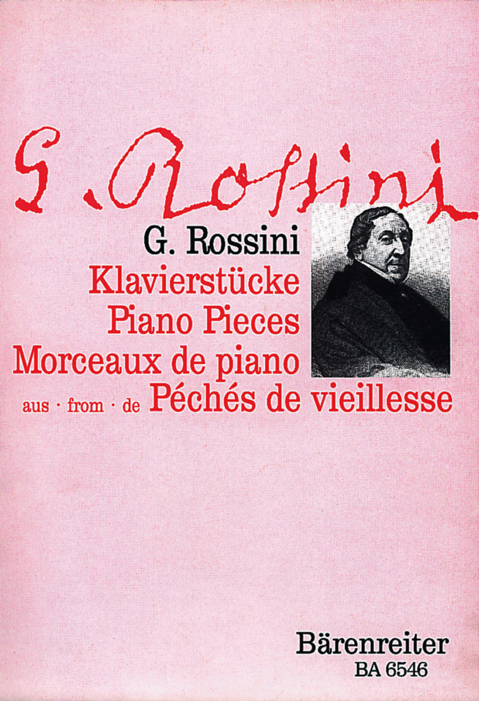 Cover: 9790006480807 | Klavierstücke | aus 'Péchés de vieillesse' | Gioachino Rossini | 23 S.