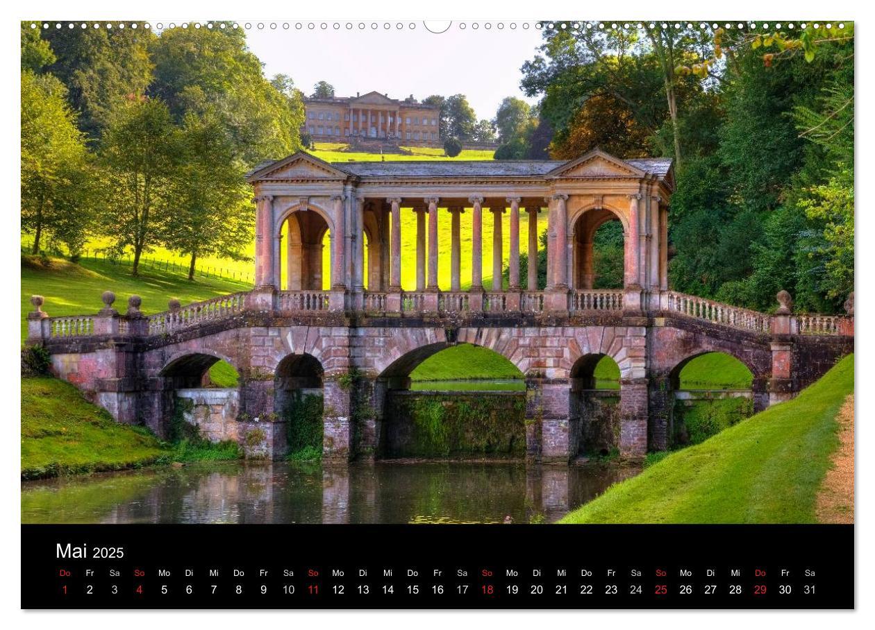 Bild: 9783435692040 | Englische Herrenhäuser (Wandkalender 2025 DIN A2 quer), CALVENDO...