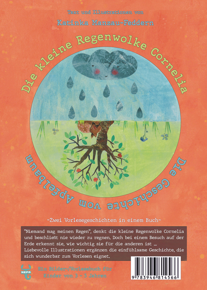 Cover: 9783946814580 | "Die kleine Regenwolke Cornelia" & "Die Geschichte vom Apfelbaum"