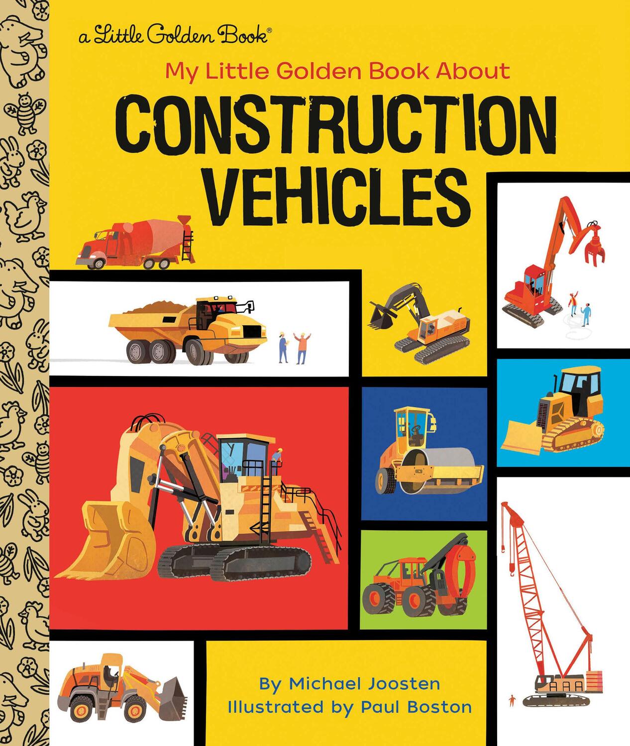 Cover: 9780593380758 | My Little Golden Book about Construction Vehicles | Michael Joosten