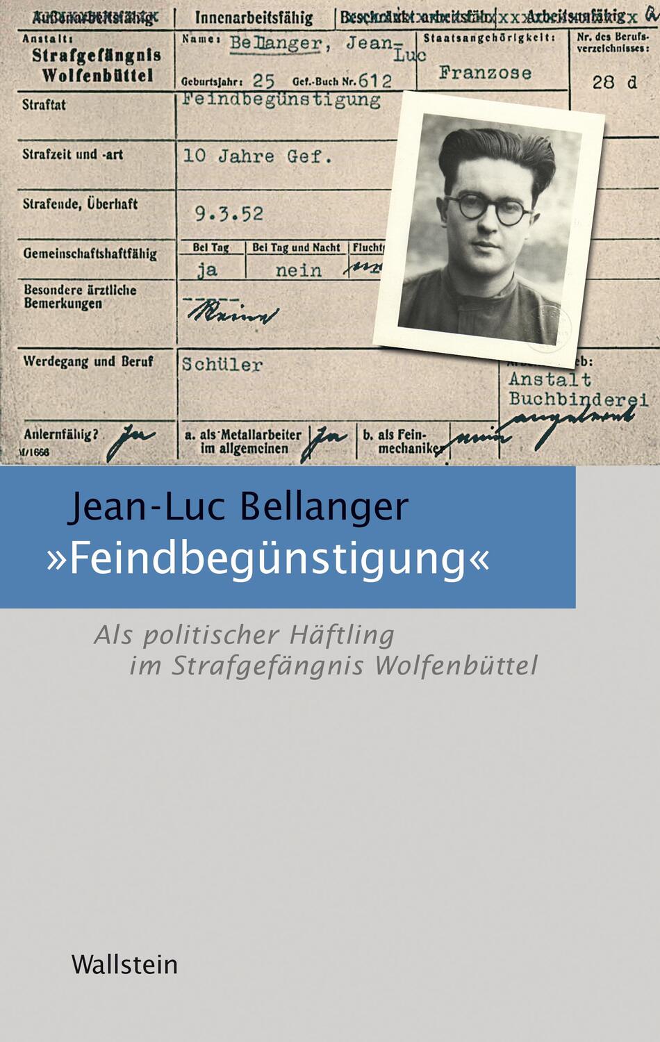 Cover: 9783835331532 | »Feindbegünstigung« | Jean-Luc Bellanger | Buch | 260 S. | Deutsch