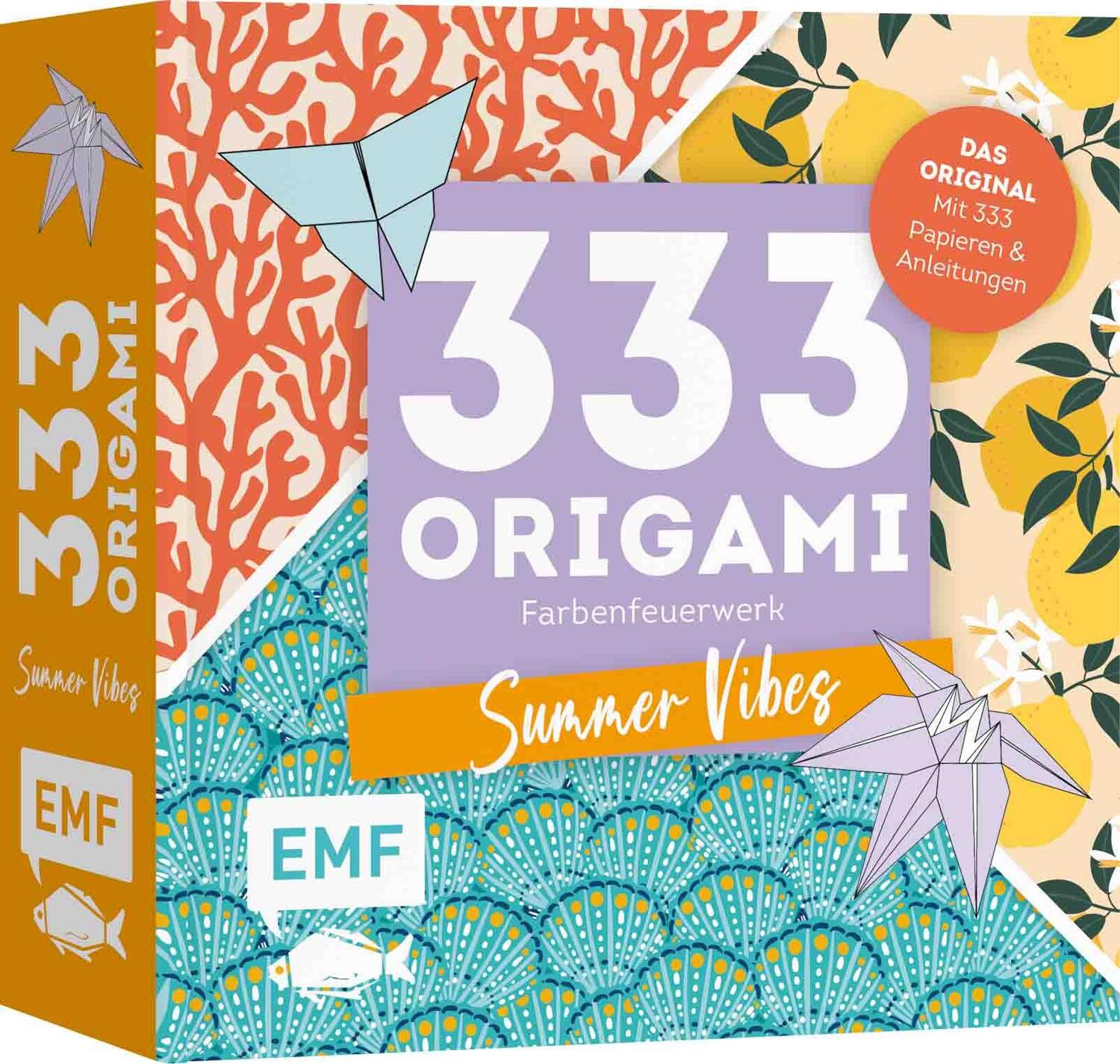 Cover: 9783745921557 | 333 Origami - Farbenfeuerwerk: Summer Vibes - Zauberschöne Papiere...