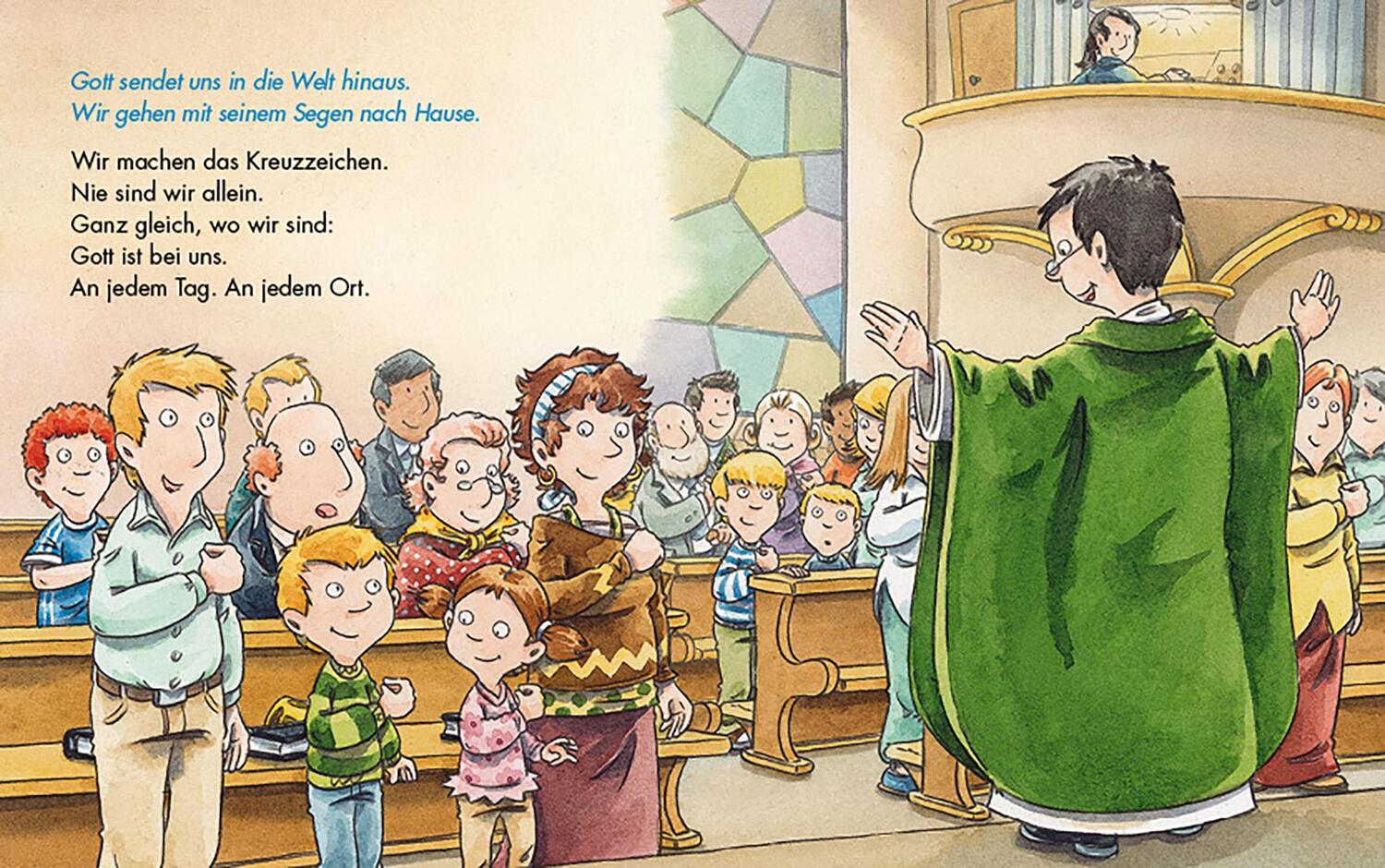 Bild: 9783451716973 | Komm mit in die Kirche (Pappbilderbuch) | Mein Kindermessbuch | Buch