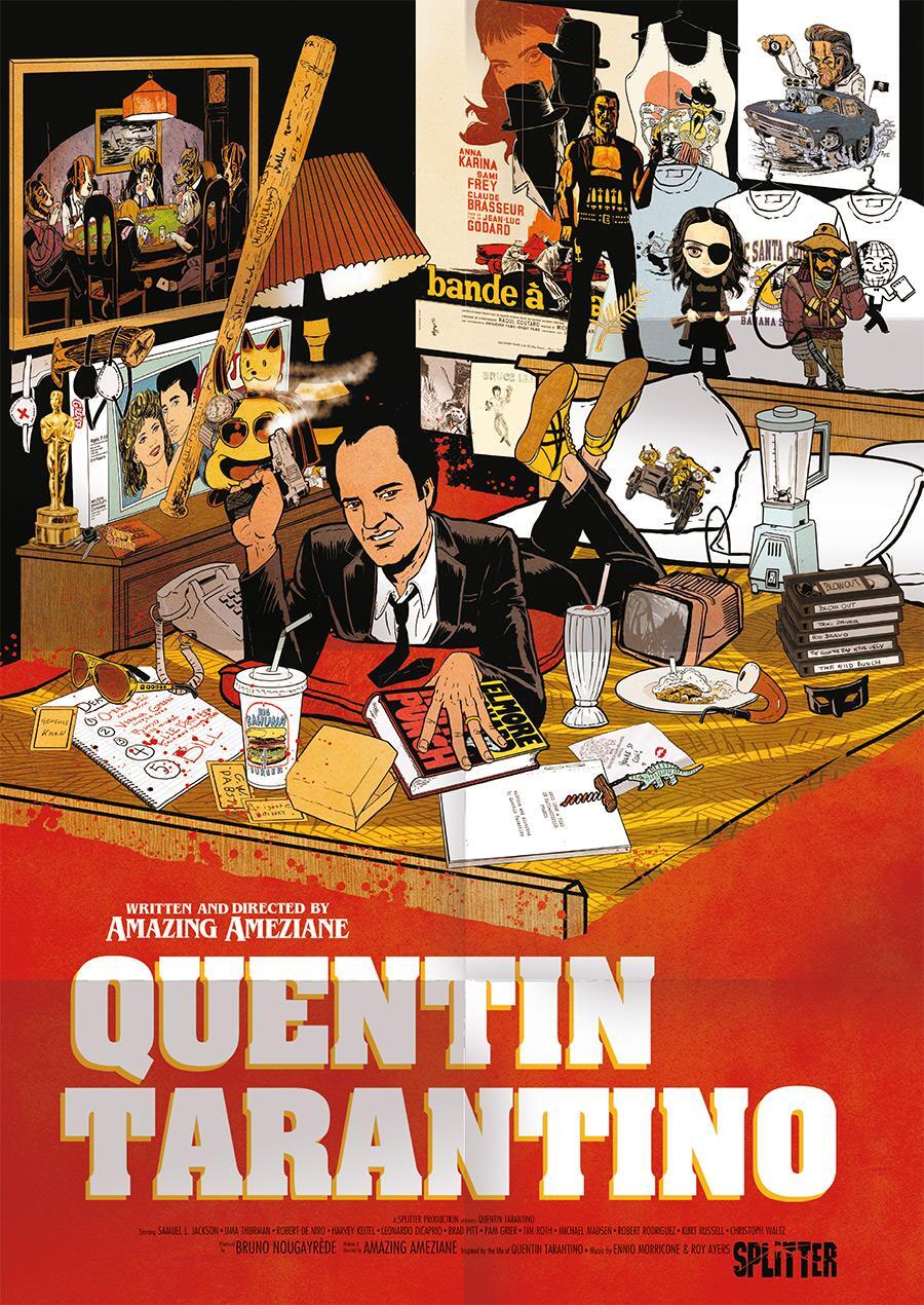 Cover: 9783987212697 | Quentin Tarantino | Die Graphic Novel Biografie | Ameziane Amazing