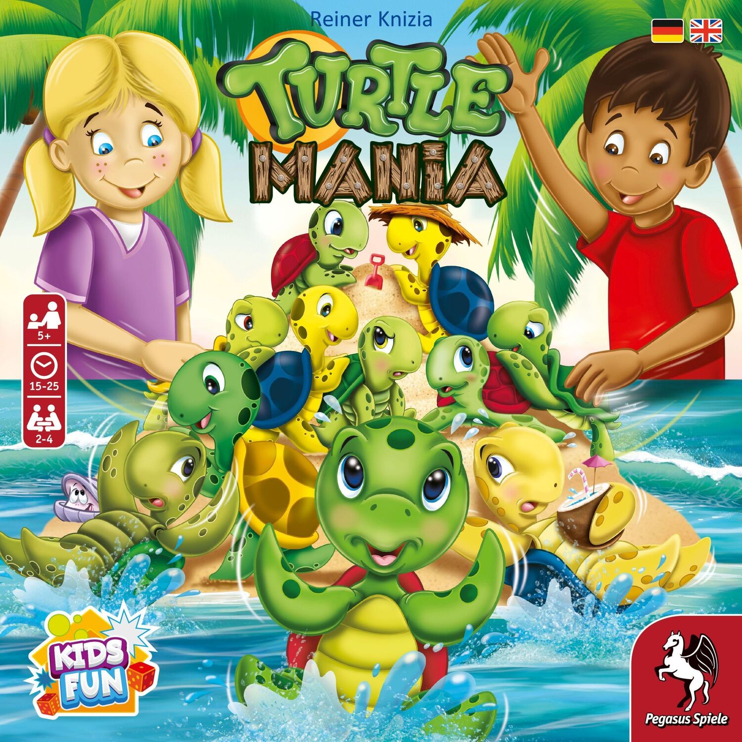 Cover: 4250231717390 | Turtle Mania | Reiner Knizia | Spiel | Brettspiel | 65500G | Deutsch