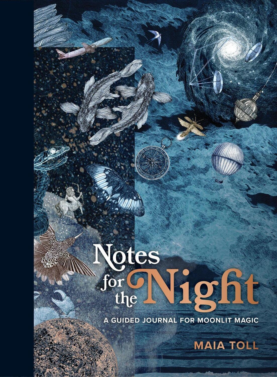 Cover: 9780762474301 | Notes for the Night: A Guided Journal for Moonlit Magic | Maia Toll