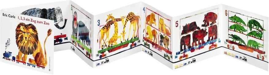 Bild: 9783836957984 | 1,2,3 ein Zug zum Zoo | Leporello | Eric Carle | Buch | 14 S. | 2015