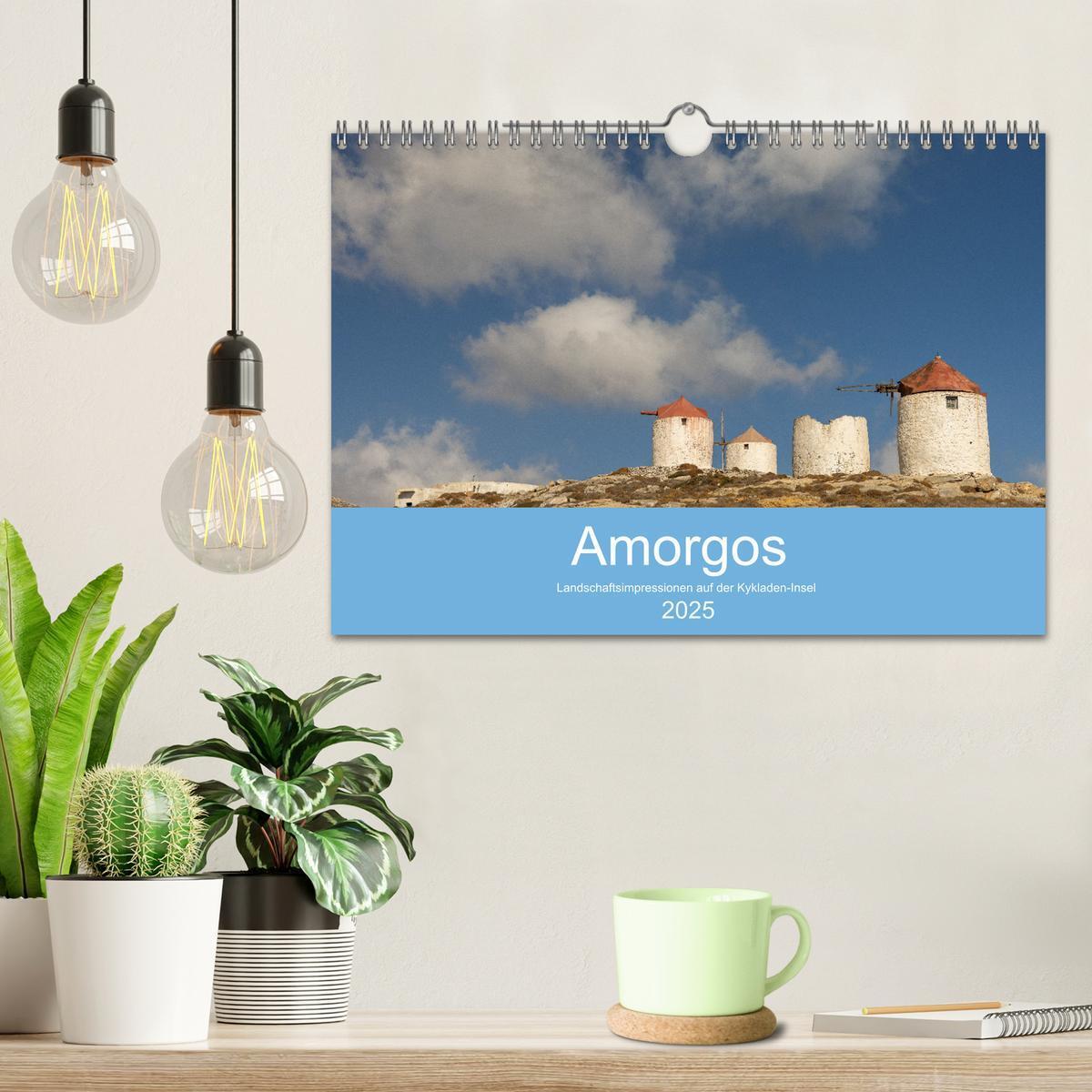 Bild: 9783435000500 | Amorgos - Kykladenimpressionen (Wandkalender 2025 DIN A4 quer),...