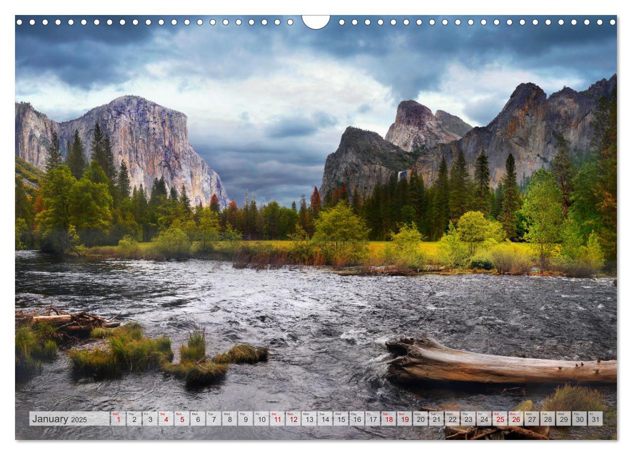 Bild: 9781325931866 | Yosemite National Park Road Trip (Wall Calendar 2025 DIN A3...