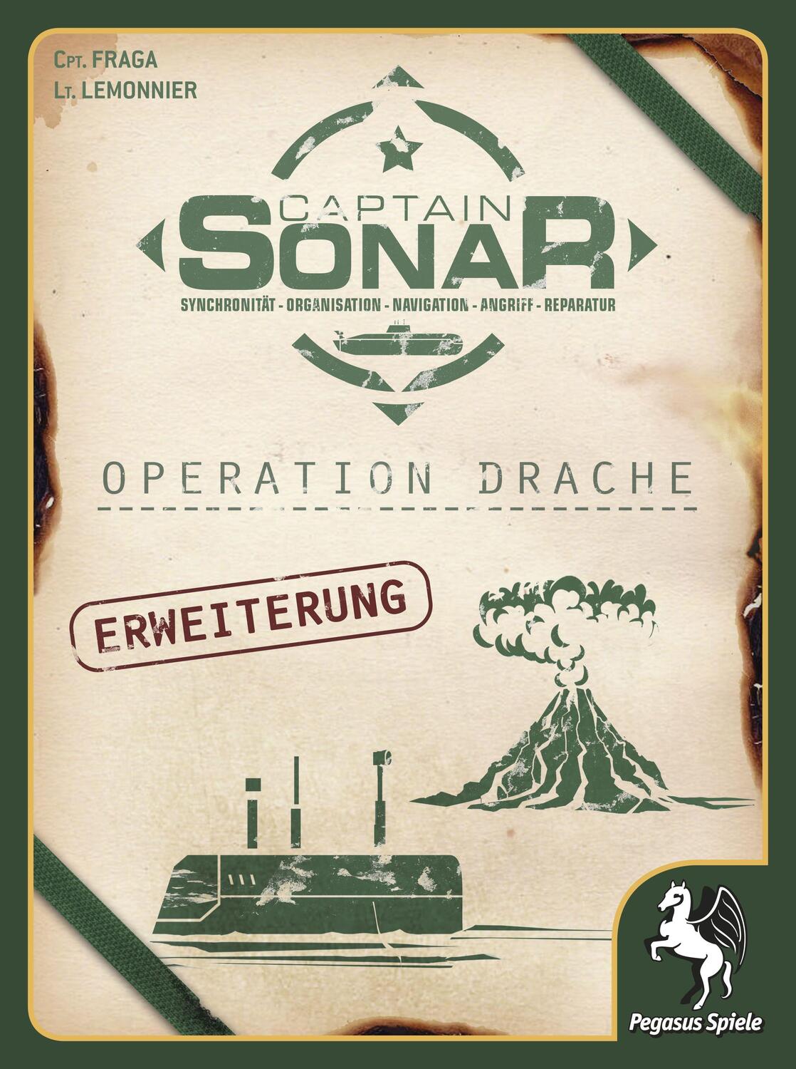 Cover: 4250231717970 | Captain Sonar: Operation Drache [2. Erweiterung] | Spiel | Deutsch
