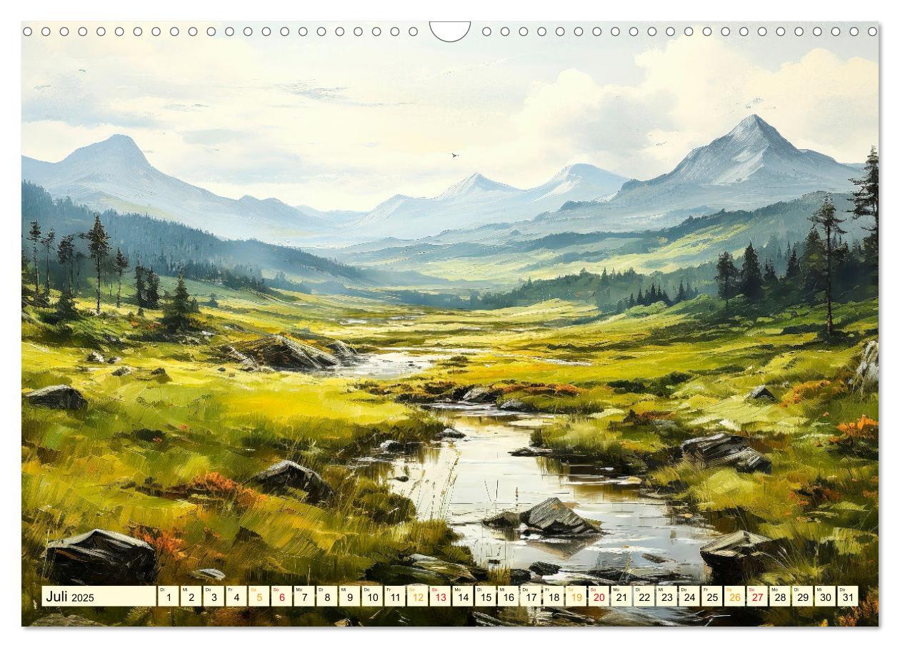 Bild: 9783383839085 | Eine Landschaft im Jahr (Wandkalender 2025 DIN A3 quer), CALVENDO...