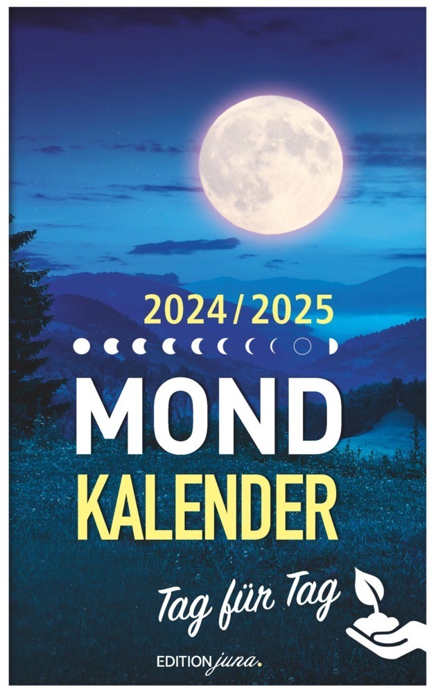 Cover: 9783947239917 | Mondkalender 2024 Tag für Tag | Alexa Himberg (u. a.) | Taschenbuch
