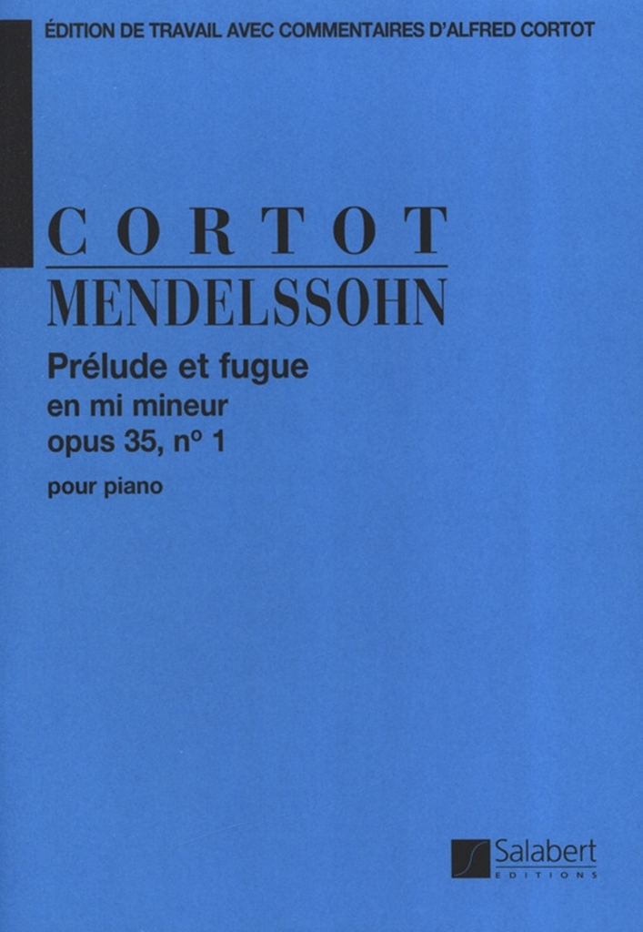 Cover: 9790048042124 | Prelude Et Fugue En Mi Min. Op.35 N 1 | Felix Mendelssohn Bartholdy