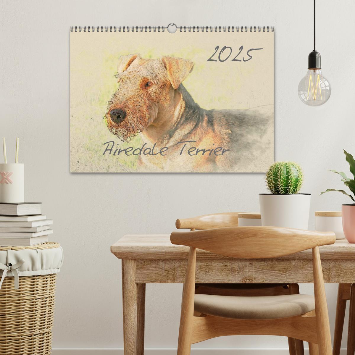 Bild: 9783435627264 | Airedale Terrier 2025 (Wandkalender 2025 DIN A3 quer), CALVENDO...