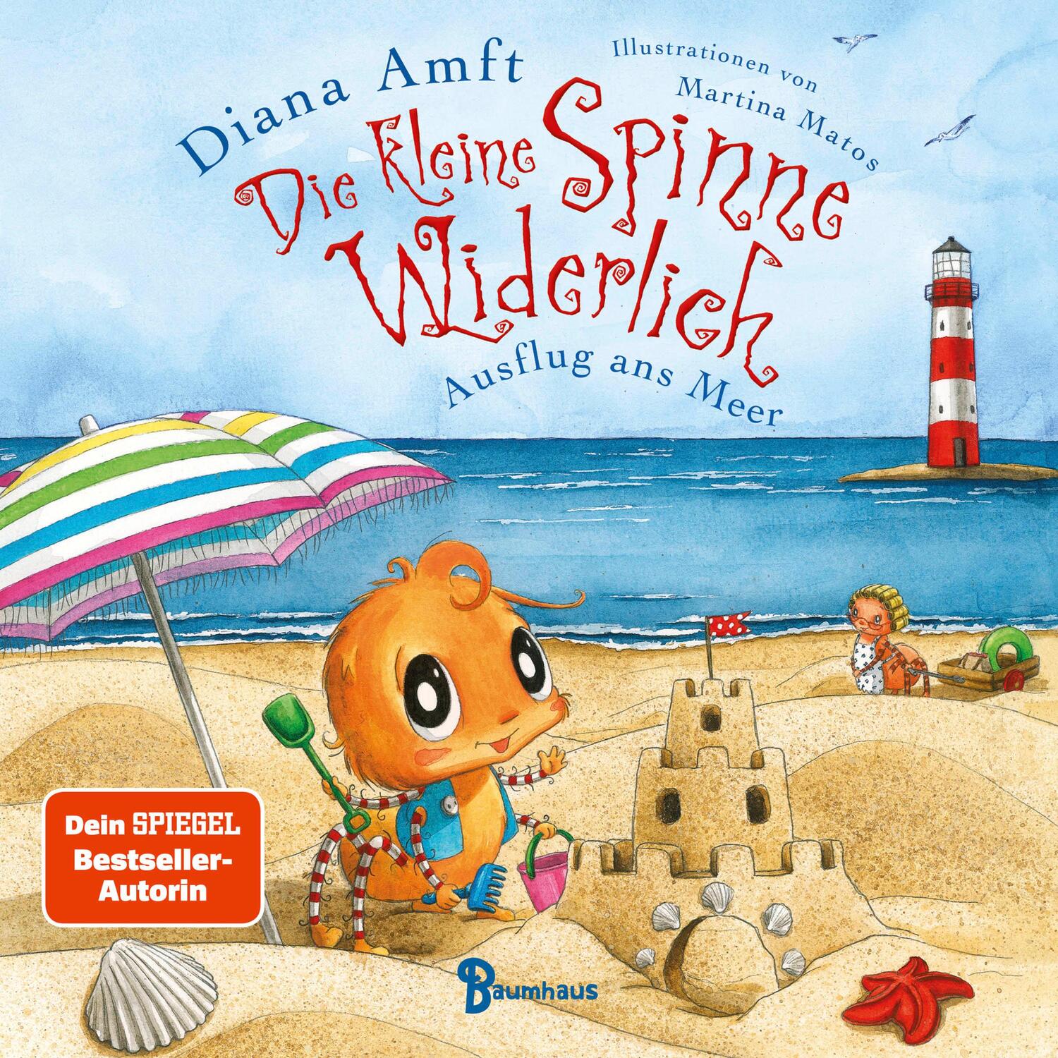 Cover: 9783833907661 | Die kleine Spinne Widerlich - Ausflug ans Meer (Pappbilderbuch) | Amft