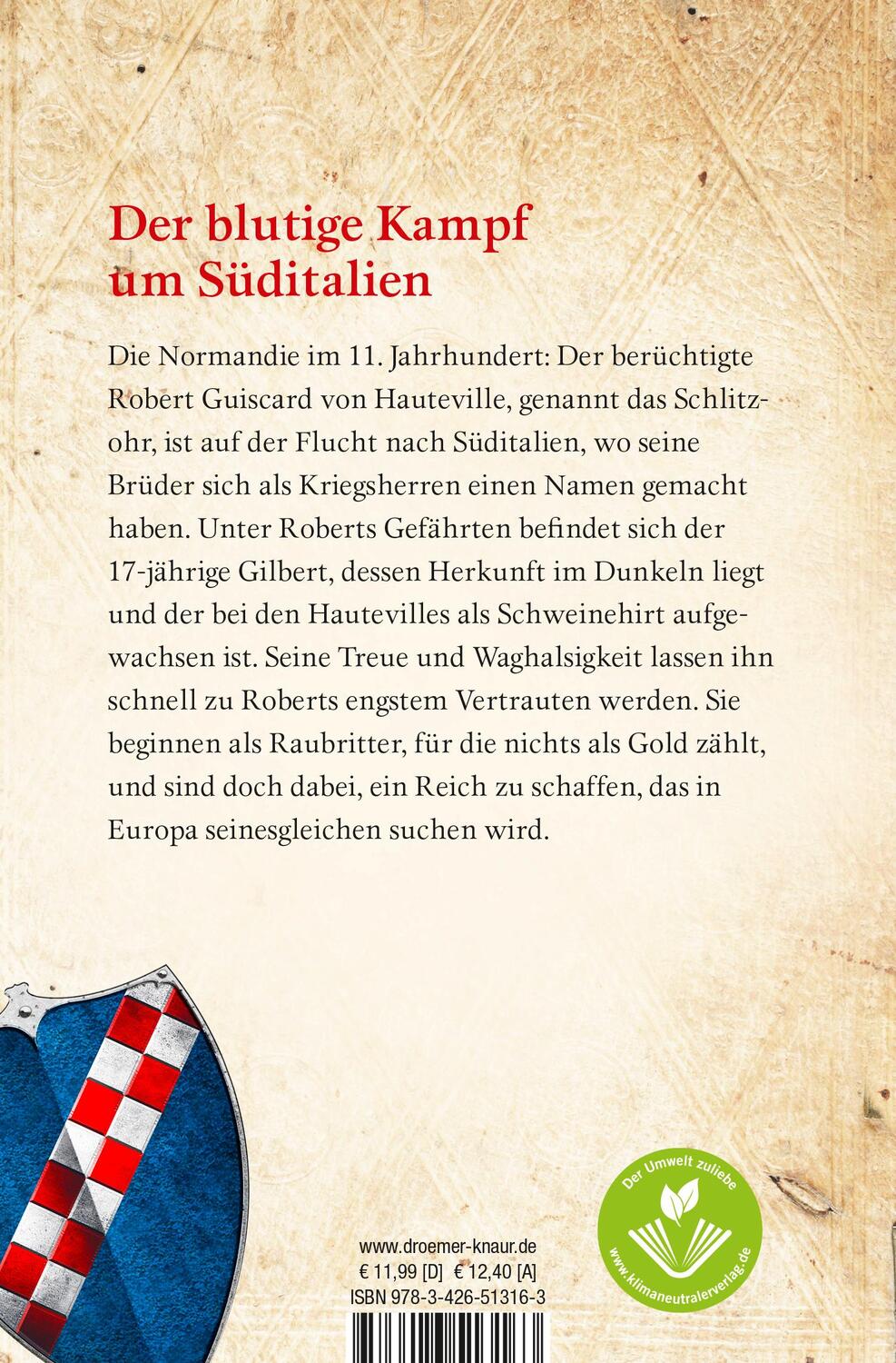 Rückseite: 9783426513163 | Das Schwert des Normannen | Ulf Schiewe | Taschenbuch | 397 S. | 2013