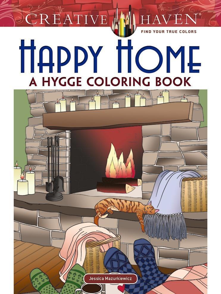 Cover: 9780486821634 | Creative Haven Happy Home: a Hygge Coloring Book | Mazurkiewicz | Buch