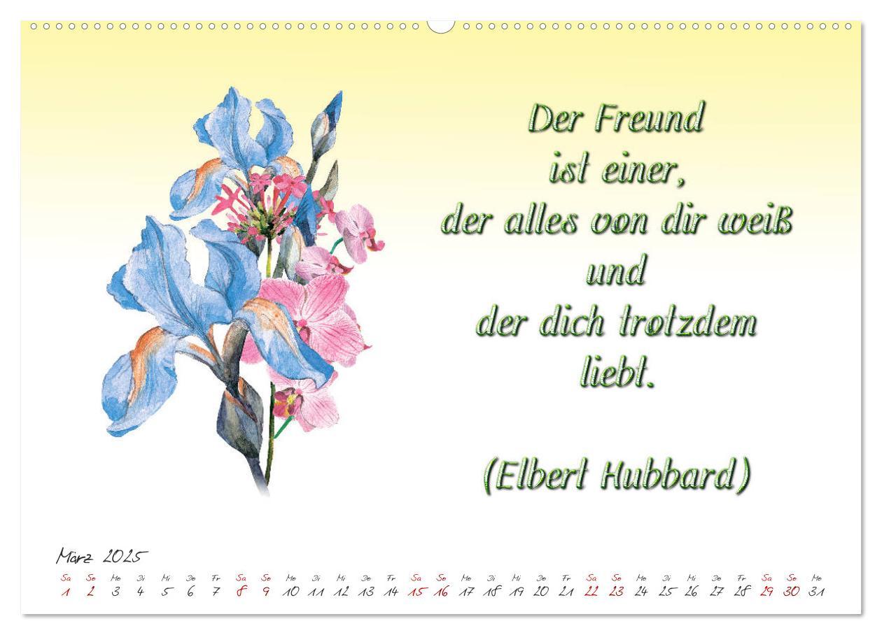 Bild: 9783435397990 | 12 unterhaltsame Zitate für ein schönes Jahr (Wandkalender 2025 DIN...