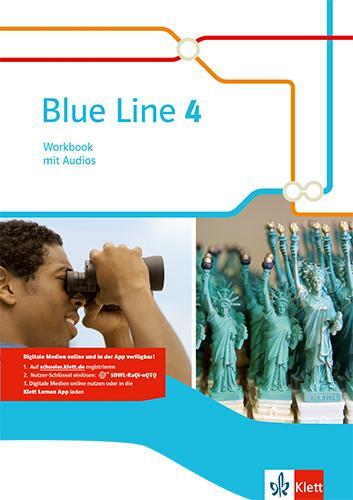 Cover: 9783125488847 | Blue Line 4. Workbook mit Audios Klasse 8. Ausgabe 2014 | Bundle