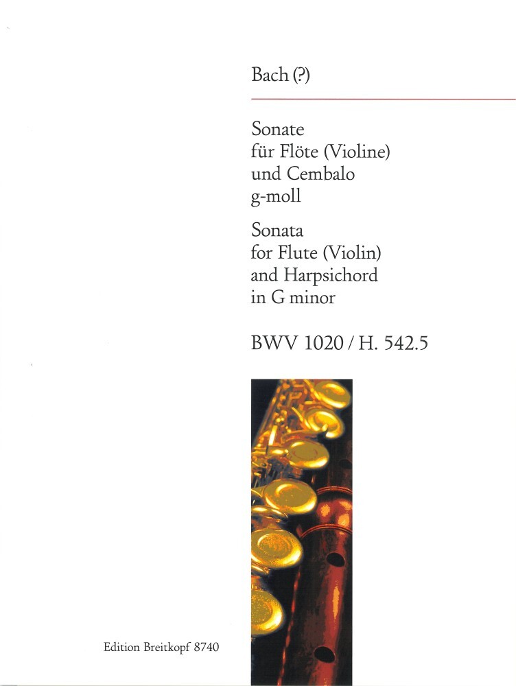 Cover: 9790004181669 | Sonate G Bwv1020 | Johann Sebastian Bach (u. a.) | Buch