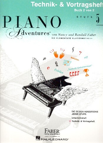 Cover: 9781616777128 | Piano Adventures: Technik- & Vortragsheft Stufe 5 | EAN 9781616777128