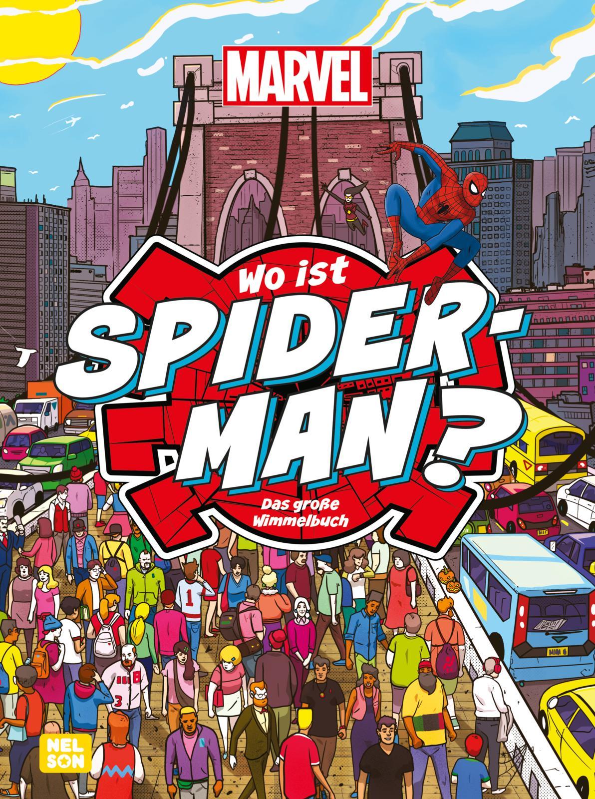 Cover: 9783845125282 | Marvel: Wo ist Spider-Man? Das große Wimmelbuch | Marvel | Buch | 2024