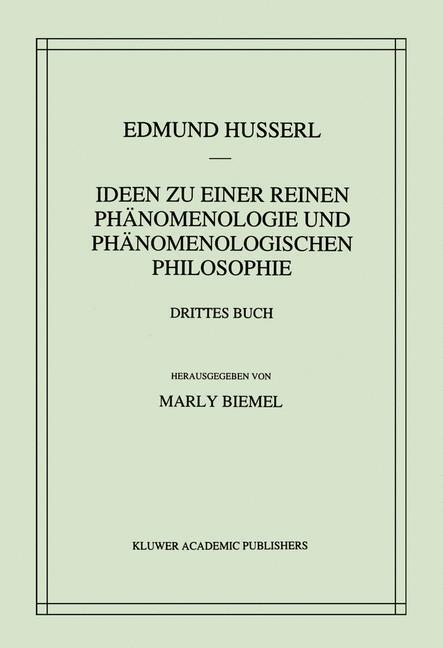 Cover: 9789024702190 | Ideen zu einer reinen Phänomenologie und phänomenologischen...