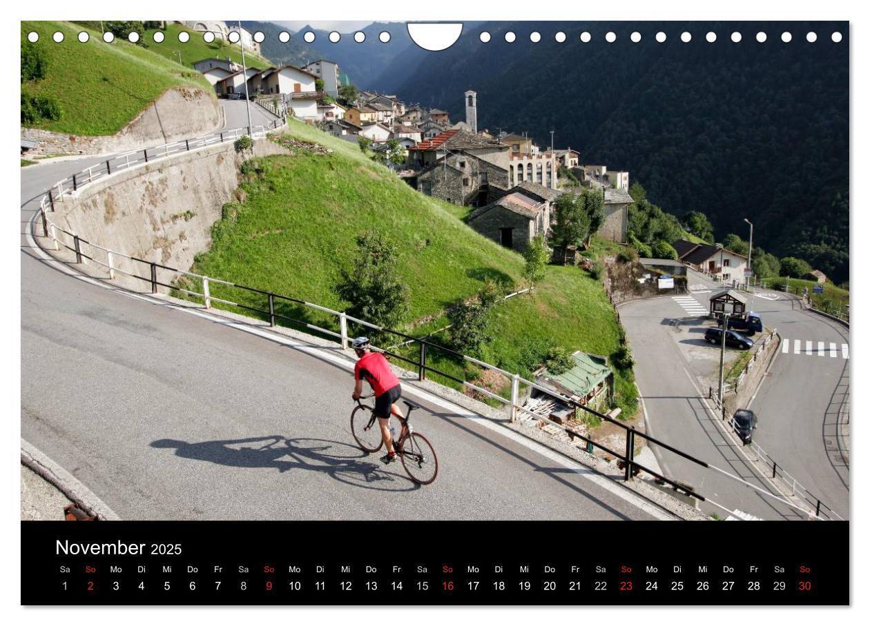 Bild: 9783435625819 | Alpenpässe auf dem Rennrad "Himmlische Serpentinen" (Wandkalender...