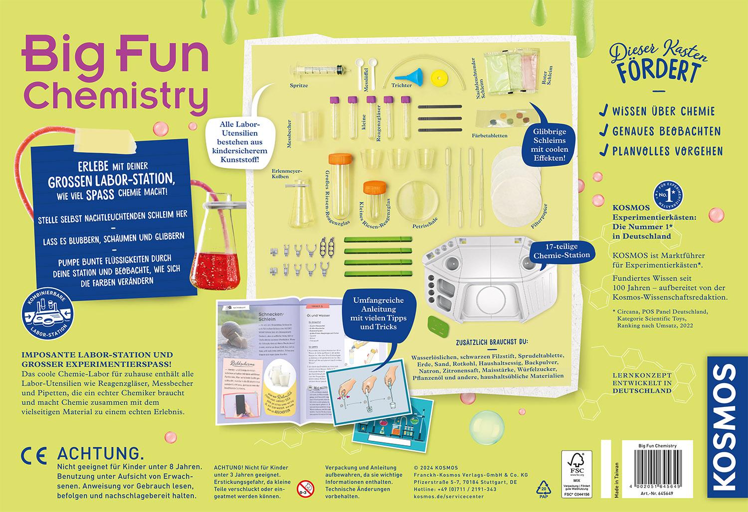 Bild: 4002051645649 | Big Fun Chemistry | Experimentierkasten | Spiel | 645649 | Deutsch