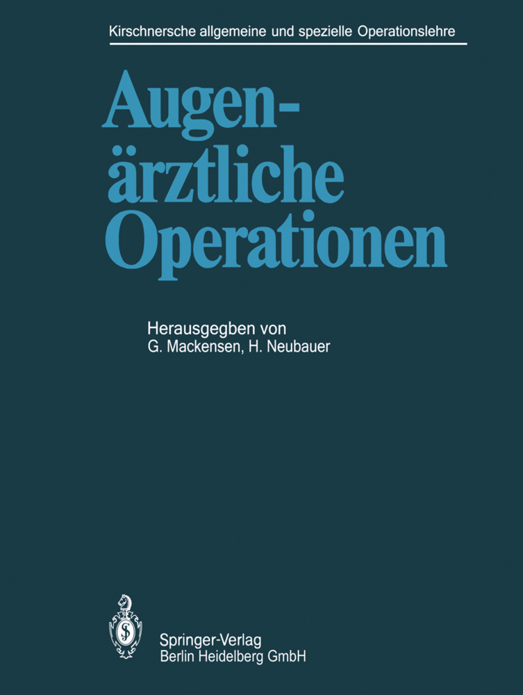 Cover: 9783642729409 | Augenärztliche Operationen, 2 Tle. | F. Bigar (u. a.) | Taschenbuch