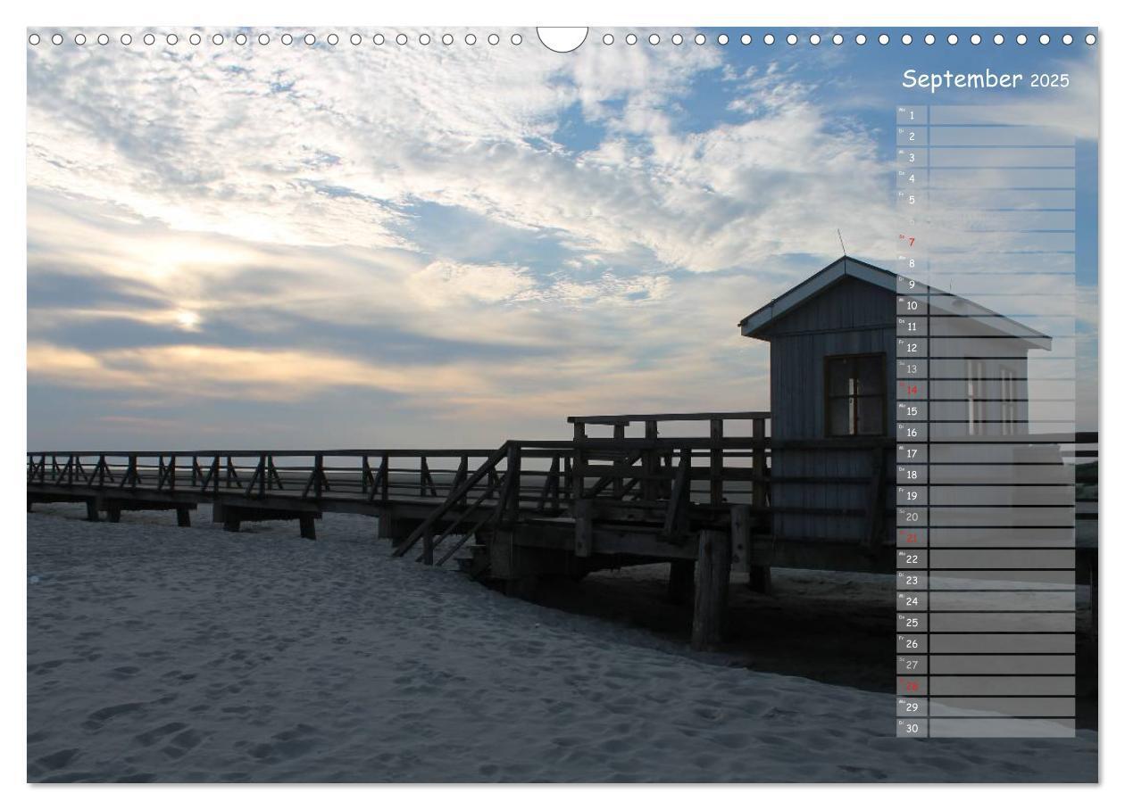 Bild: 9783435784660 | Strandspaziergang / Geburtstagskalender (Wandkalender 2025 DIN A3...