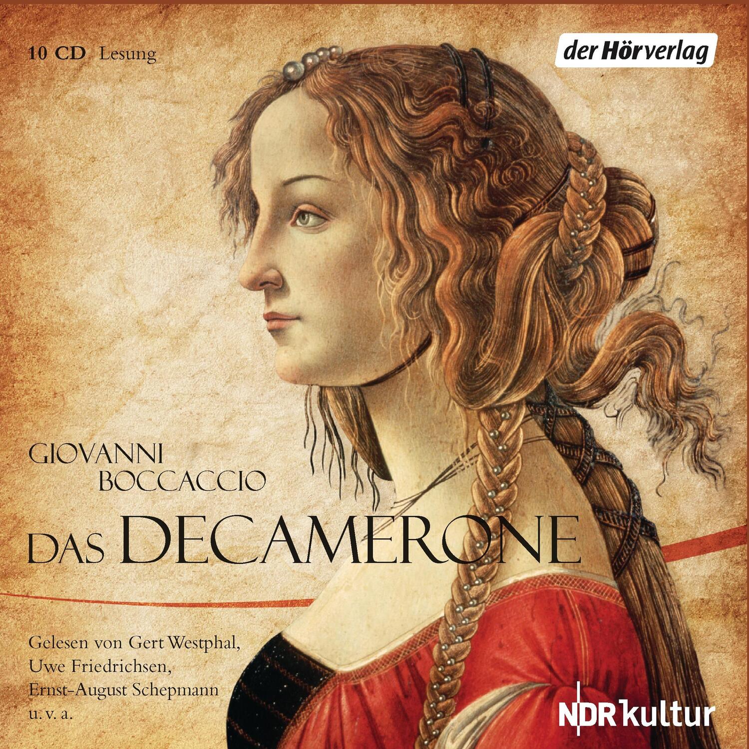 Cover: 9783844511727 | Das Decamerone | Giovanni Boccaccio | Audio-CD | 10 Audio-CDs | 2013