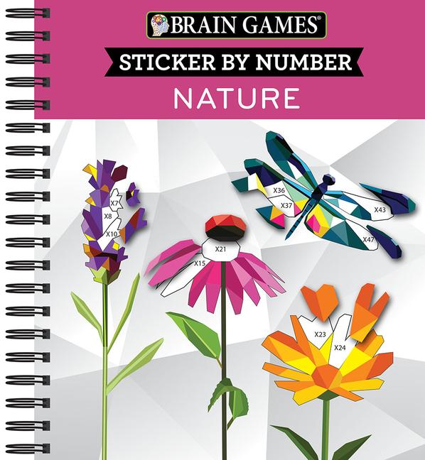 Cover: 9781645580362 | Brain Games - Sticker by Number: Nature - 2 Books in 1 (42 Images...