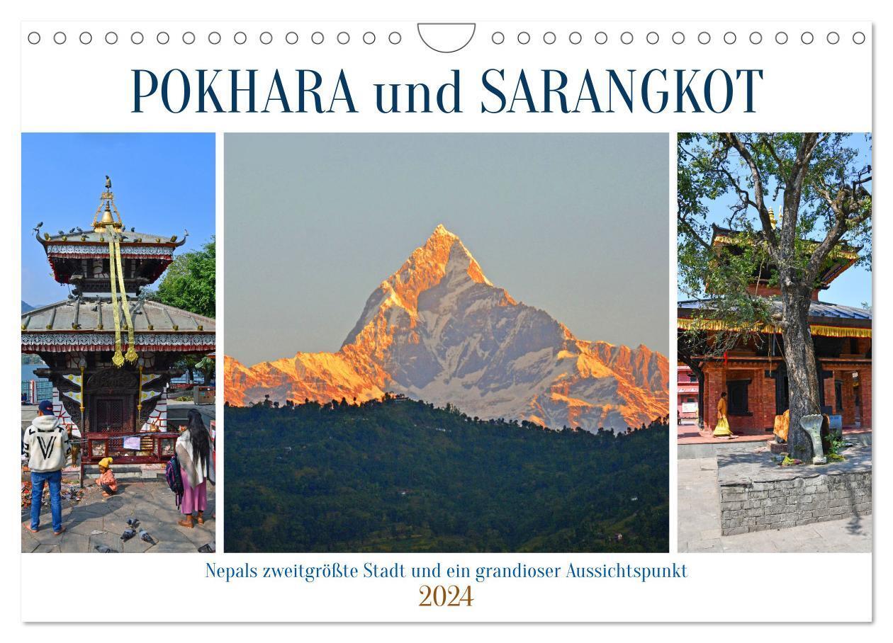 Cover: 9783383732409 | POKHARA und SARANGKOT (Wandkalender 2024 DIN A4 quer), CALVENDO...