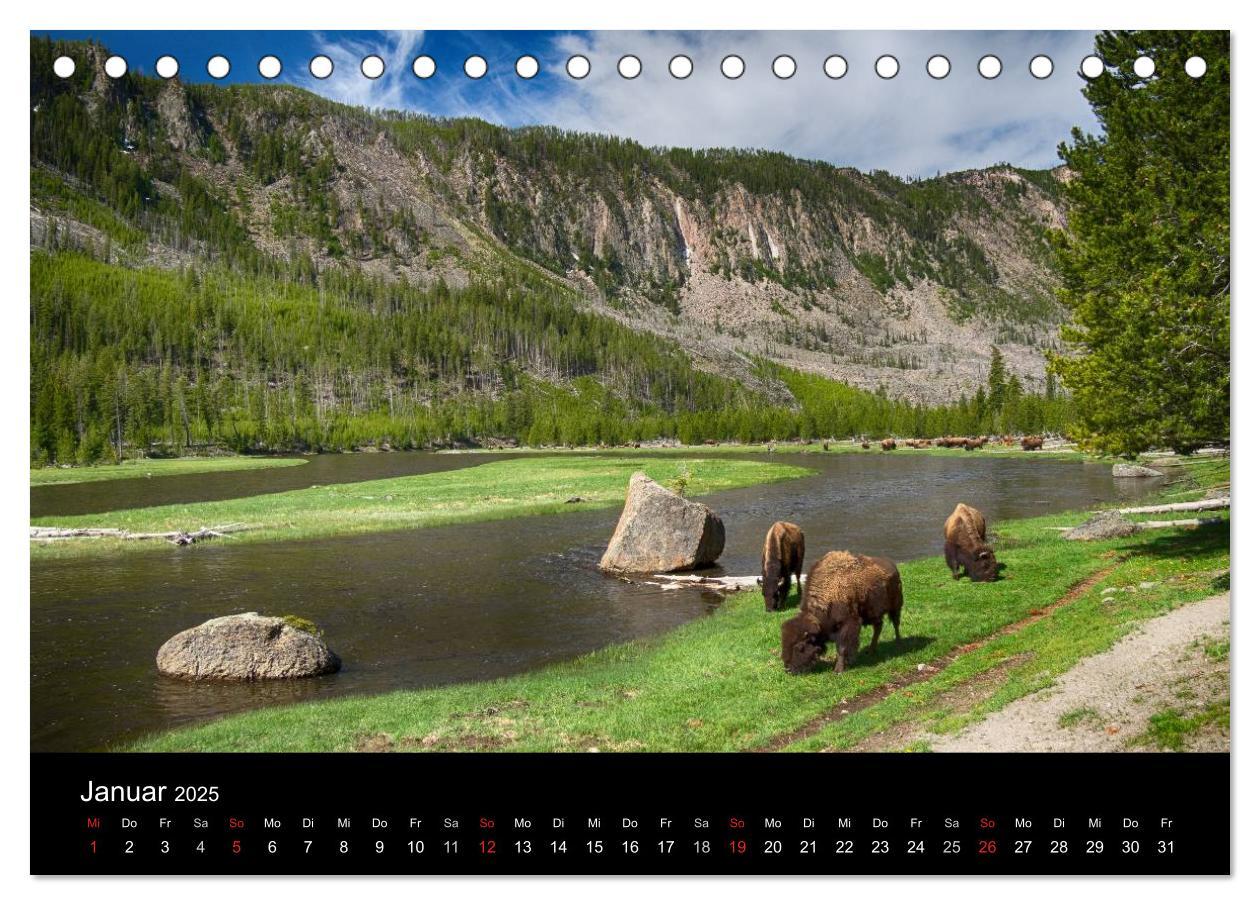 Bild: 9783435663101 | Traumziele in den USA. Der Yellowstone National Park (Tischkalender...